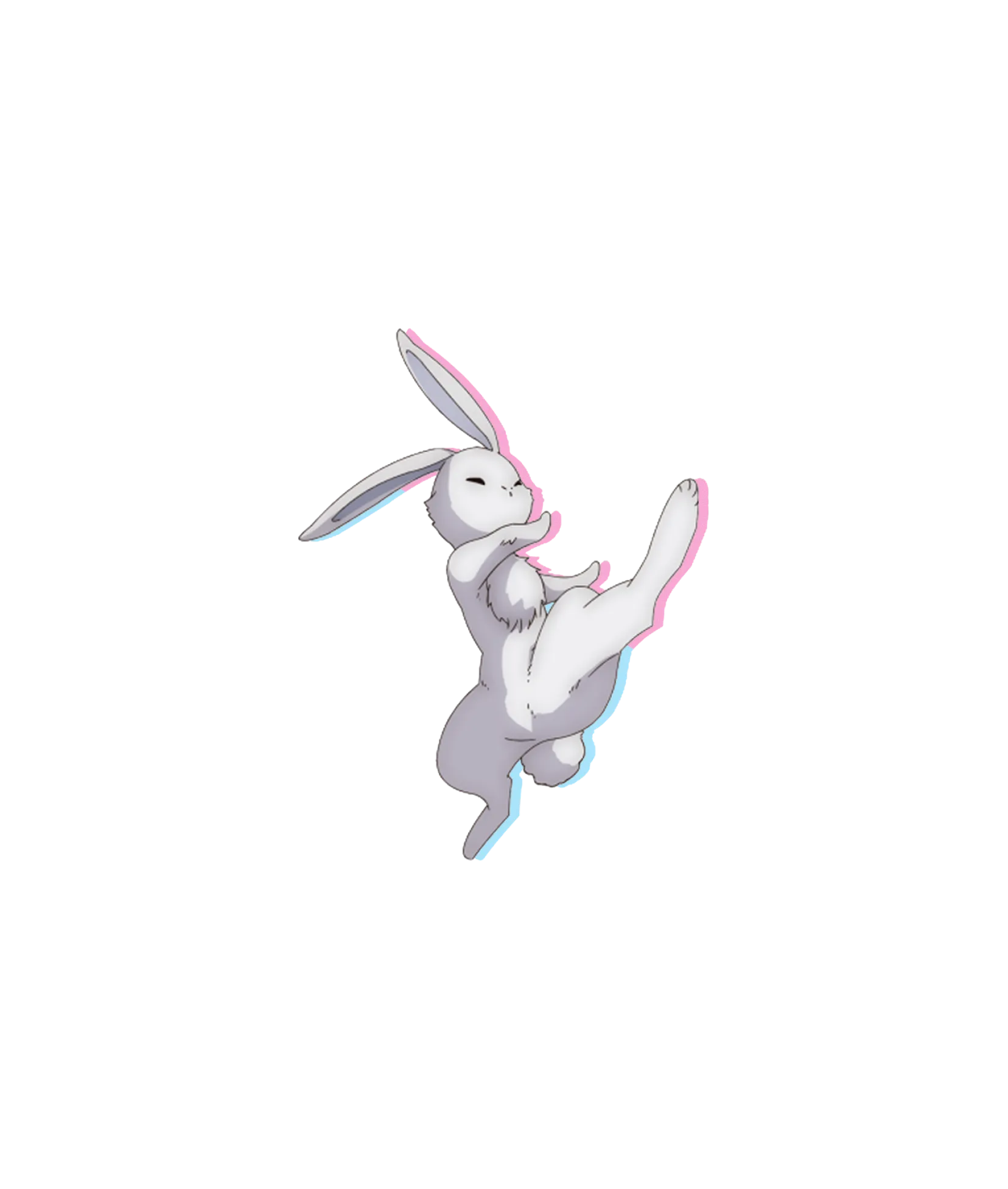 ウサギの全身イラスト